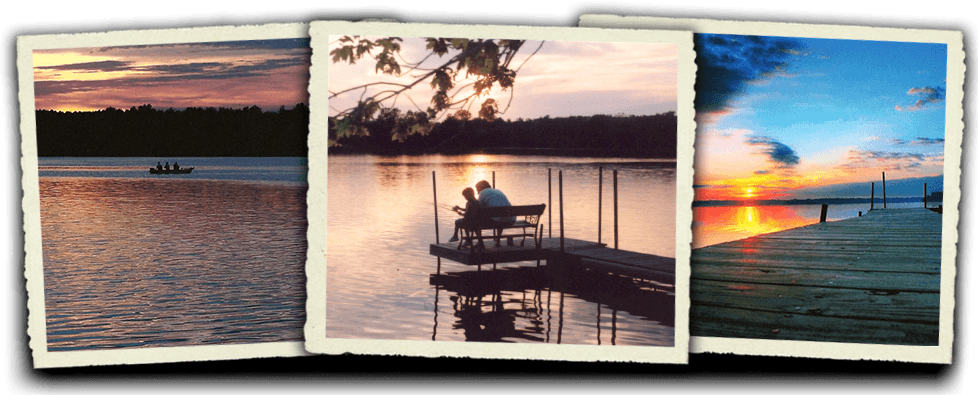 Water Sunset Collage